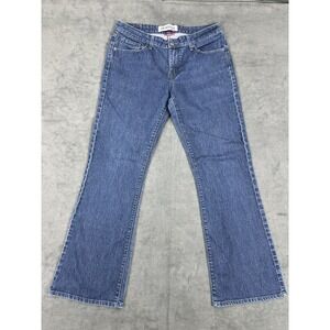 Denizen Levis Jeans Boys 12M Blue Boot Cut Denim‎ Frosty the Snowman Holiday
